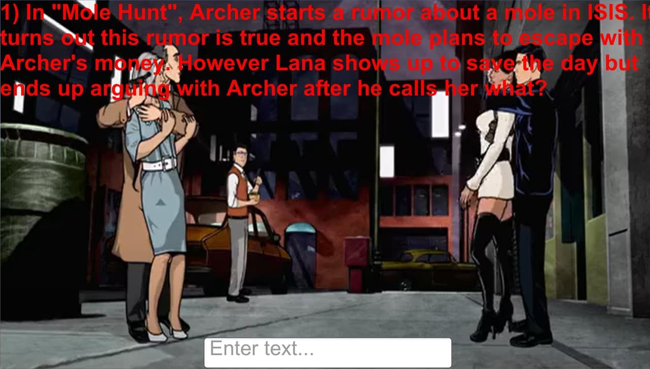 Archer Trivia Game