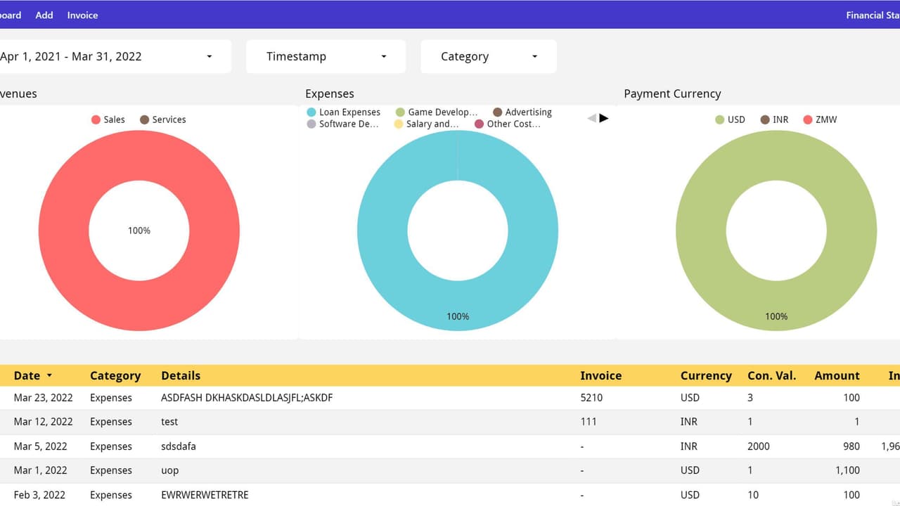 Accounting Software with Google Sheets screenshot 3