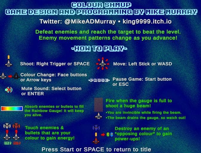Colour Shmup (Unity Version)
