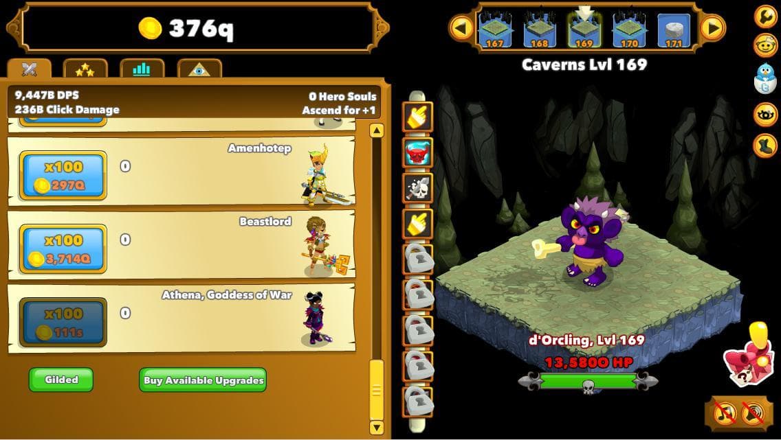Clicker Heroes (itch) screenshot 5