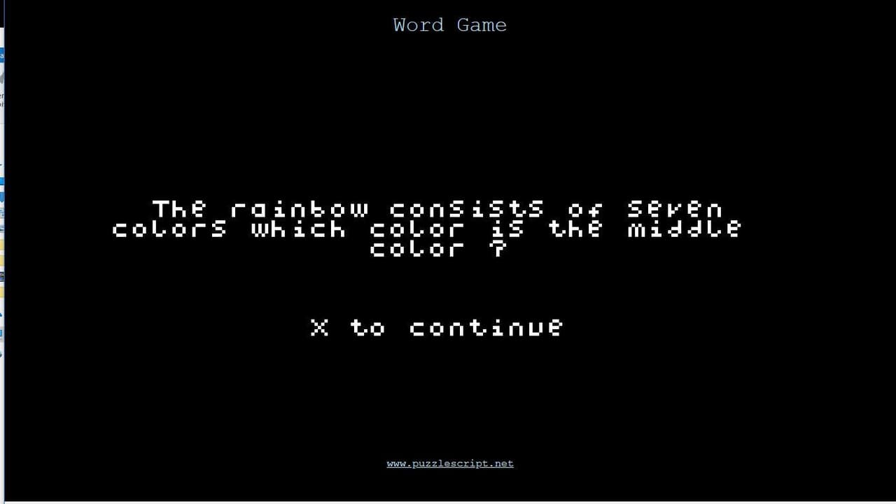 Word Game (itch) screenshot 2