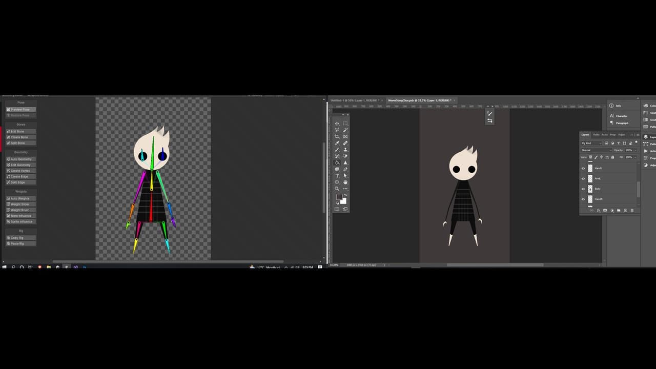Rain Wept Monster - IGDA Game Jam 2023 (Inspired by Thomas Brush - Neversong) screenshot 2