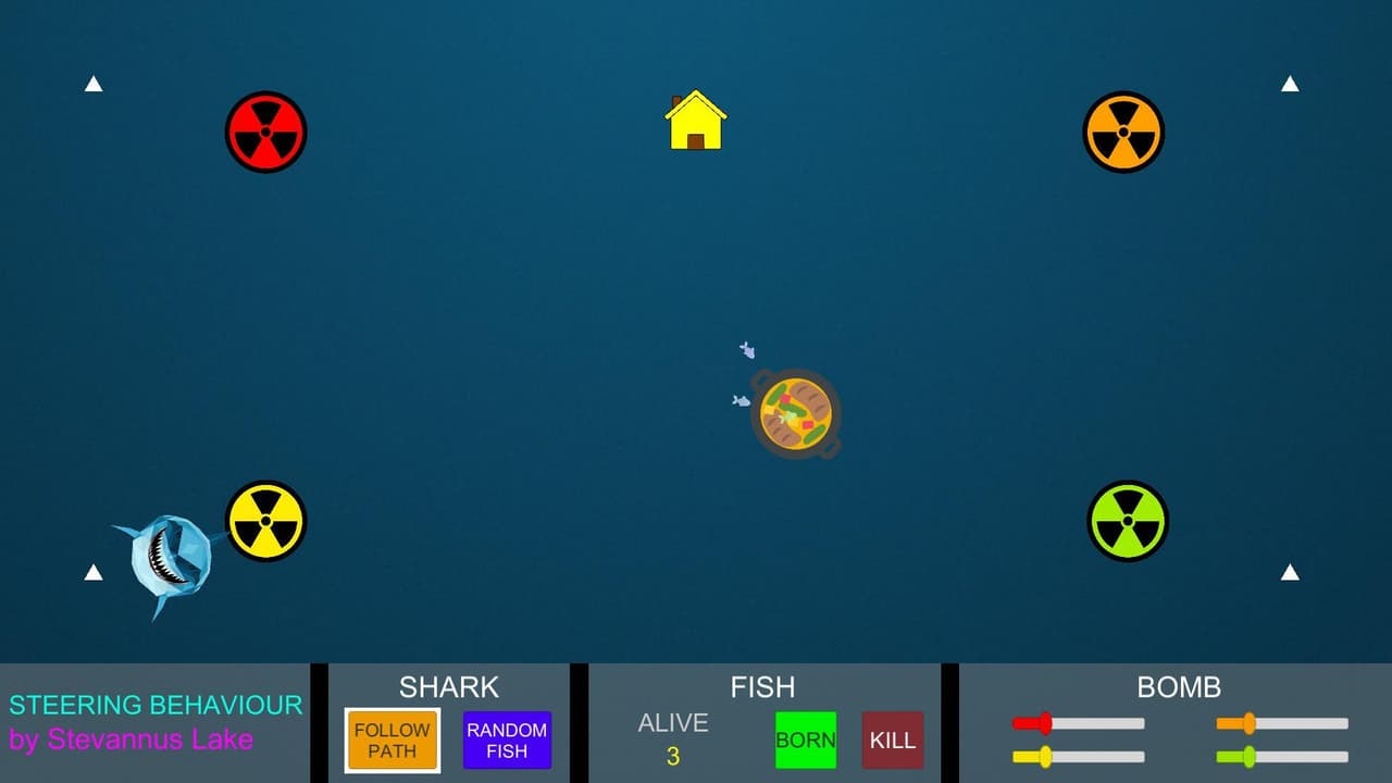 Steering Behavior screenshot 2