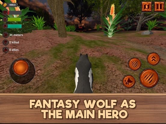 Hunter Wolf - Magic Animal Sim screenshot 2