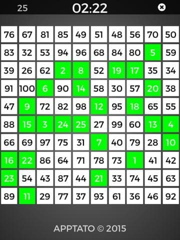 Numbers Reflex screenshot 2