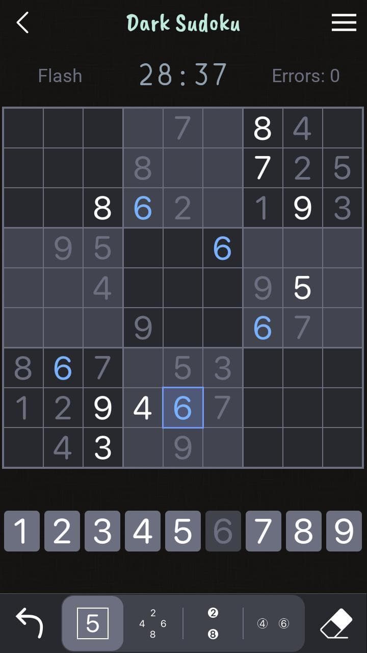 Dark Sudoku - Classic Sudoku Puzzle screenshot 2