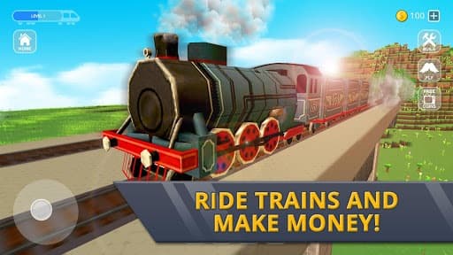 Railway Station Craft: Magic Tracks Game Training screenshot 2