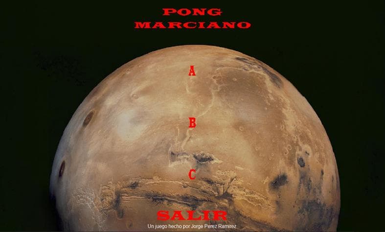 PONG MARCIANO screenshot 2
