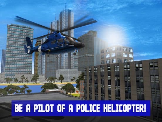 City Police Helicopter Flight Simulator screenshot 3