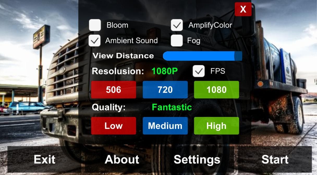 Realistic Offroad Truck 2022 screenshot 3