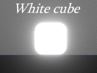 white cube