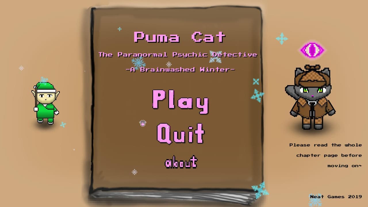 Puma Cat Psychic Detective- A Brainwashed Winter screenshot 2