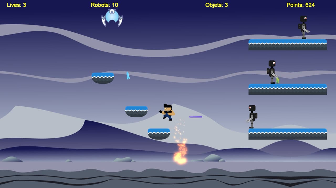 Cabezurrio vs Robots