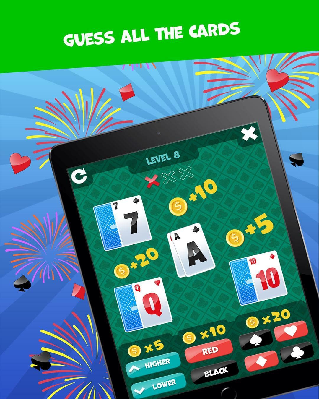 Higher or Lower card game screenshot 3