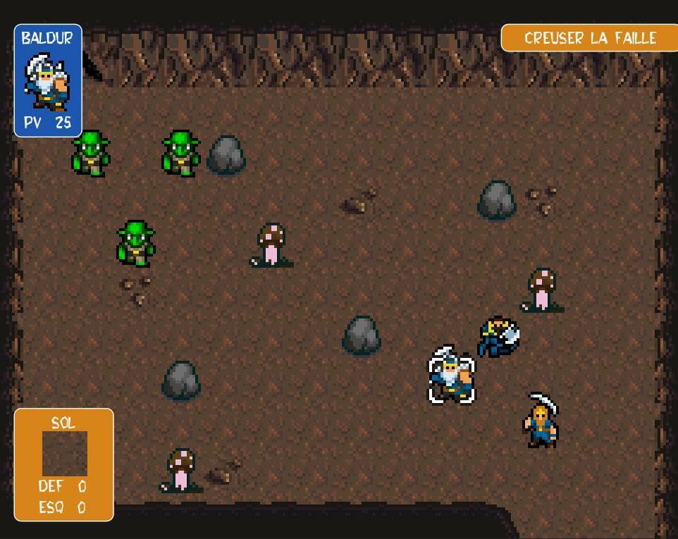 Dwarven Cave Tactics screenshot 2