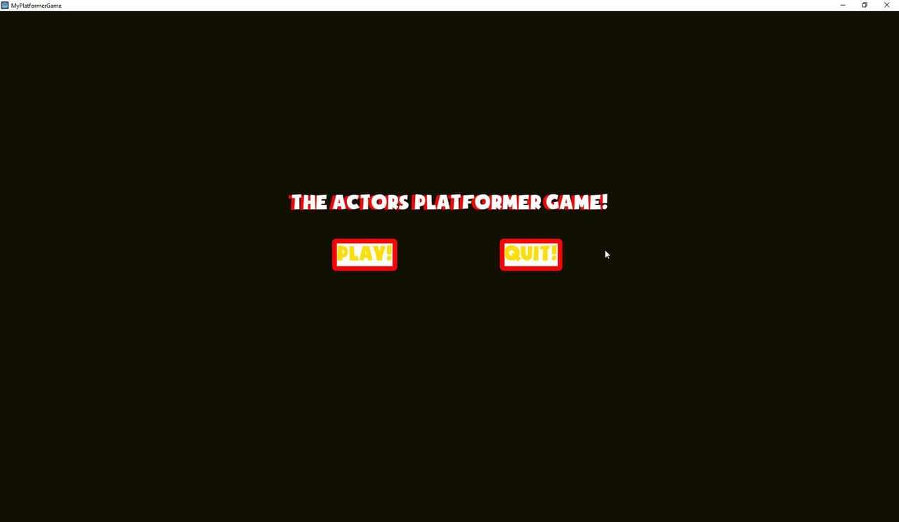 The Actors Platforming Game screenshot 2