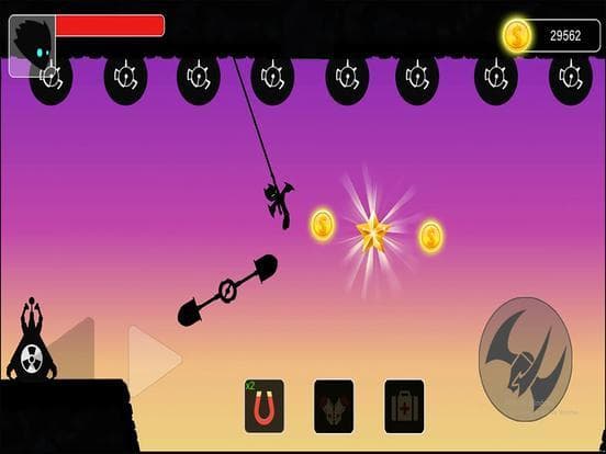 Stickman swing: Rope Swing screenshot 5