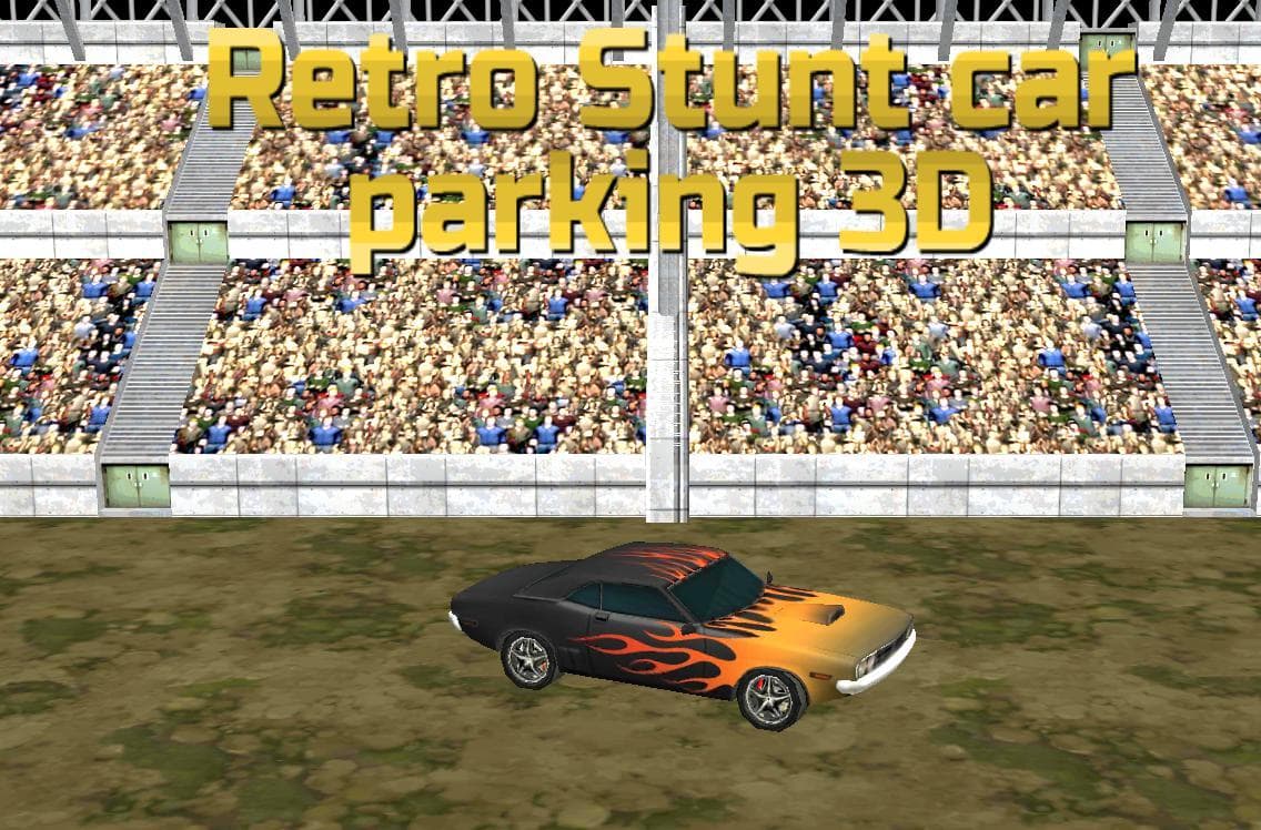 Retro Stunt Car Parking 3D screenshot 2
