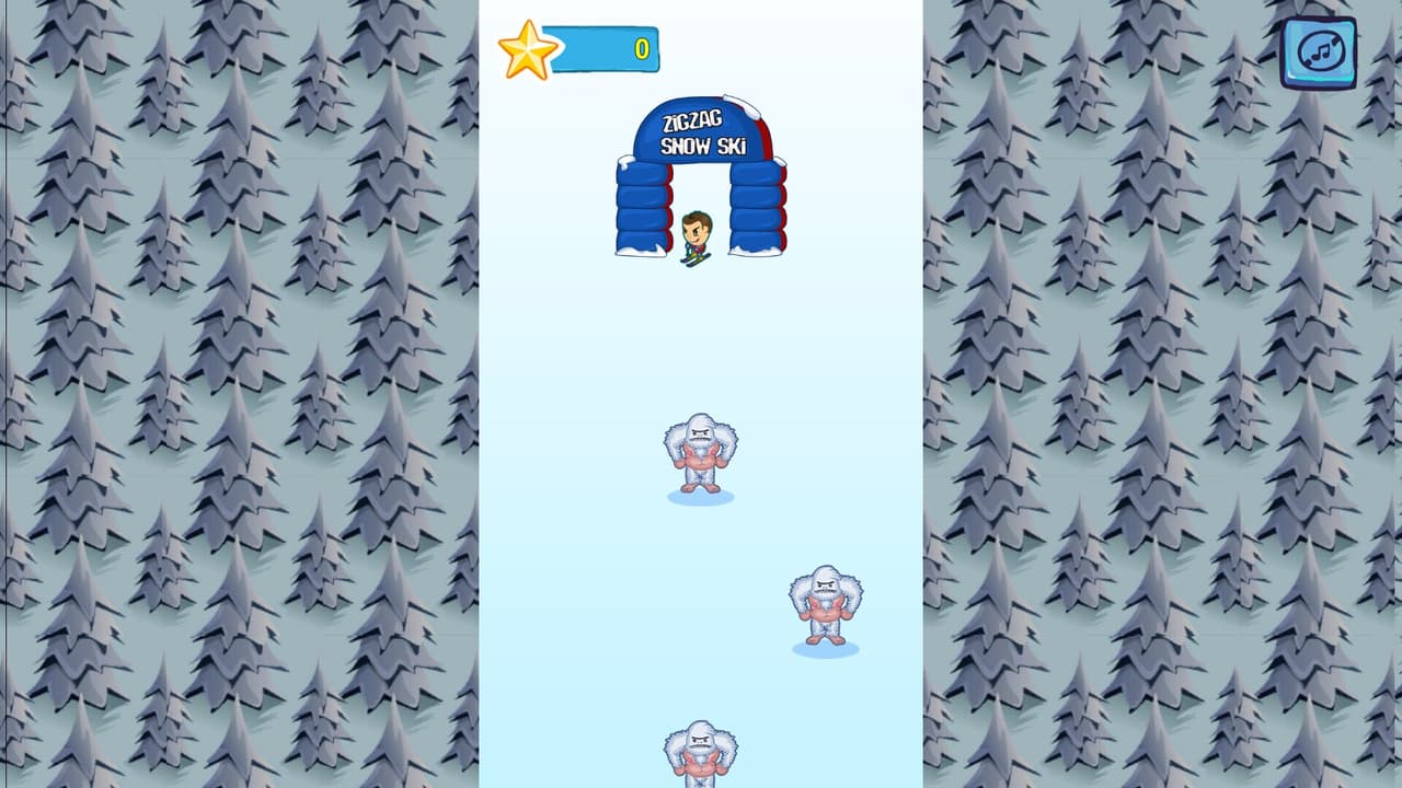 ZigZagging Ski screenshot 4