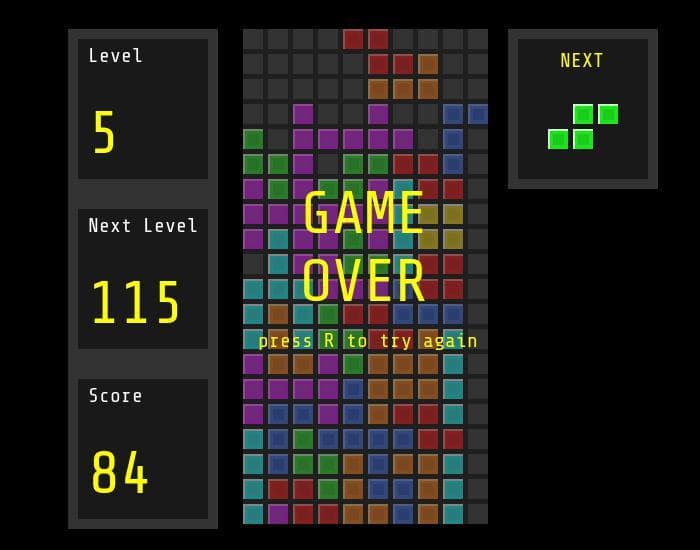 TetrisInLove screenshot 2