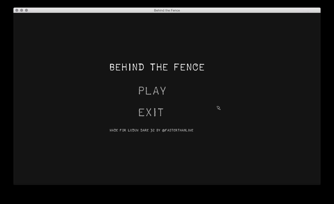 Behind the Fence