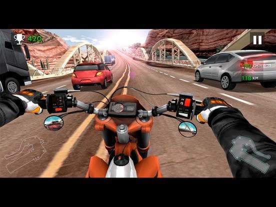 Moto Rider In Traffic screenshot 4