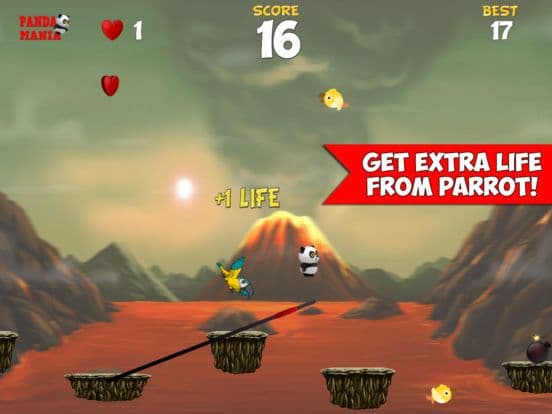 Panda Mania Jumper - Jump the Bamboo Game screenshot 3