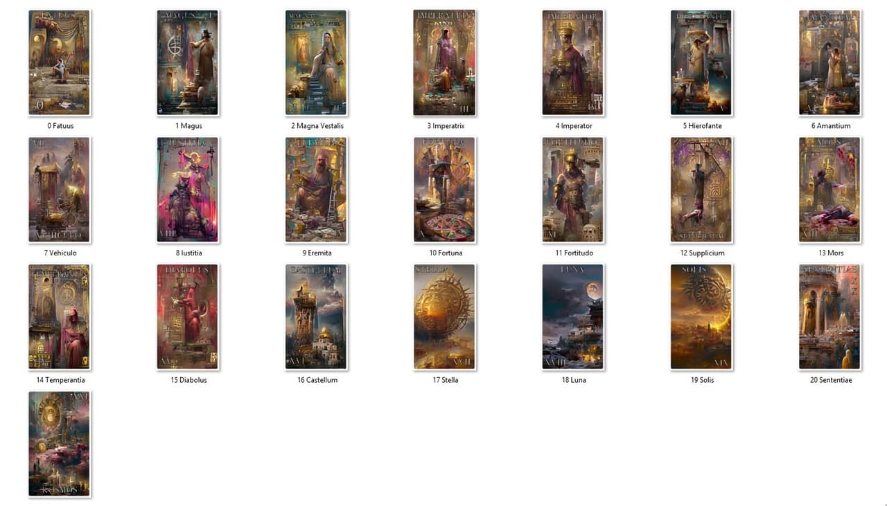 Byzantine Greek tarot
