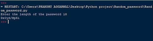 Random Password Generator