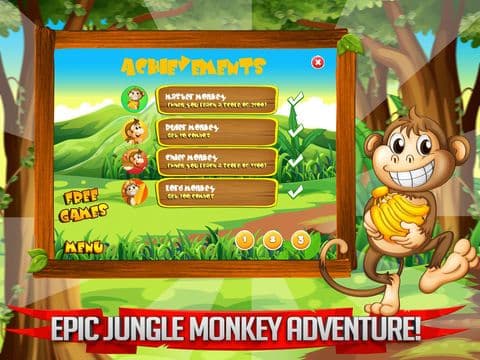 Monkey Thrill - Fun Kids Tap Game FREE! screenshot 5
