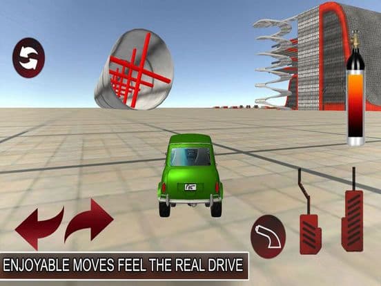 Crazy Car Obstacle Challenge screenshot 3