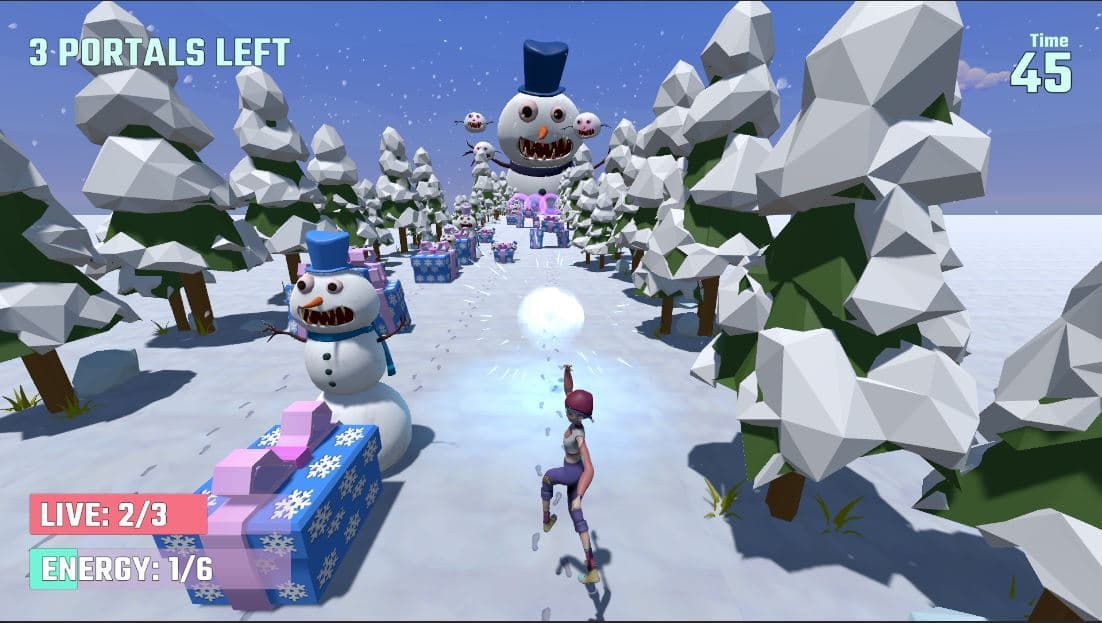 Snowman Run (btuhan) screenshot 2