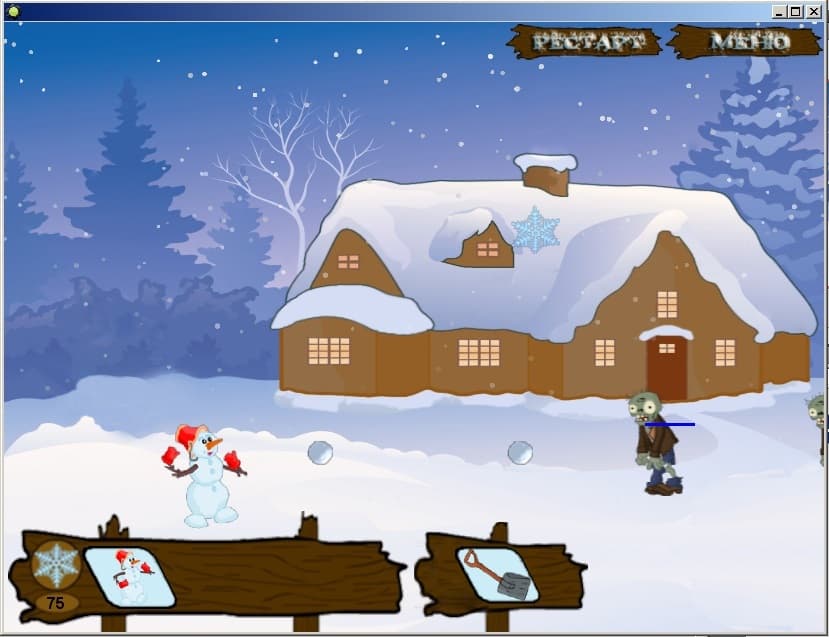 Snowman vs Zombies screenshot 4