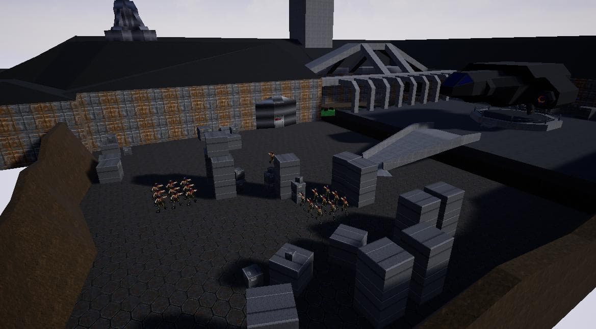 Doom E1M1 Remake with UE4 and Freedoom assets screenshot 3