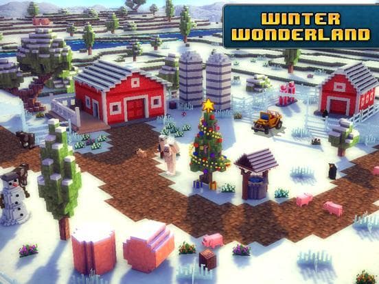 Blocky Roads Winterland screenshot 5