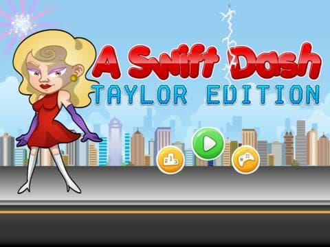 A Swift Dash - Taylor Edition Run-ning Shoot-ing Jump-ing Game screenshot 3