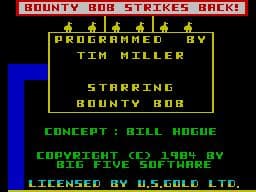 Bounty Bob Strikes Back!