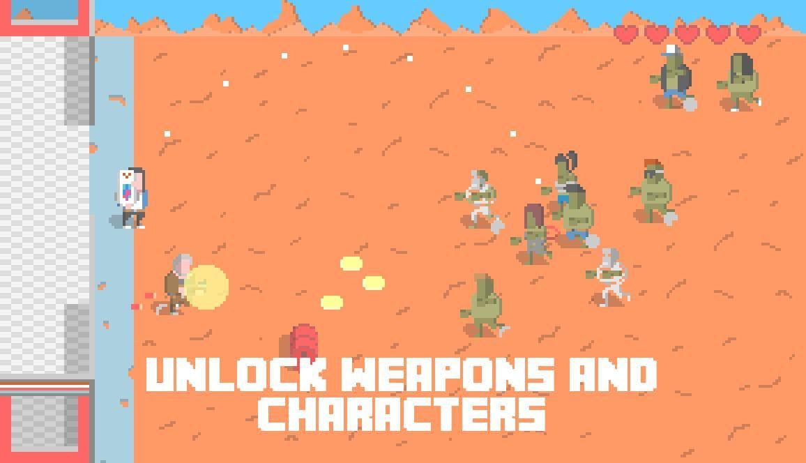 8Bit Hardcore: Zombie Blast screenshot 4