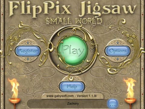 FlipPix Jigsaw - Small World screenshot 2