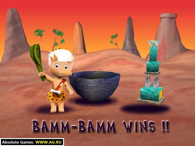 The Flintstones Bedrock Bowling screenshot 2