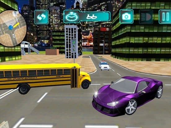City Car drive Transport game screenshot 2