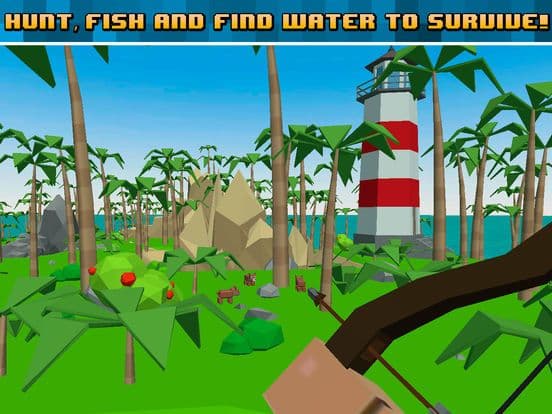 Pixel Pirate Island Survival Simulator 3D screenshot 4