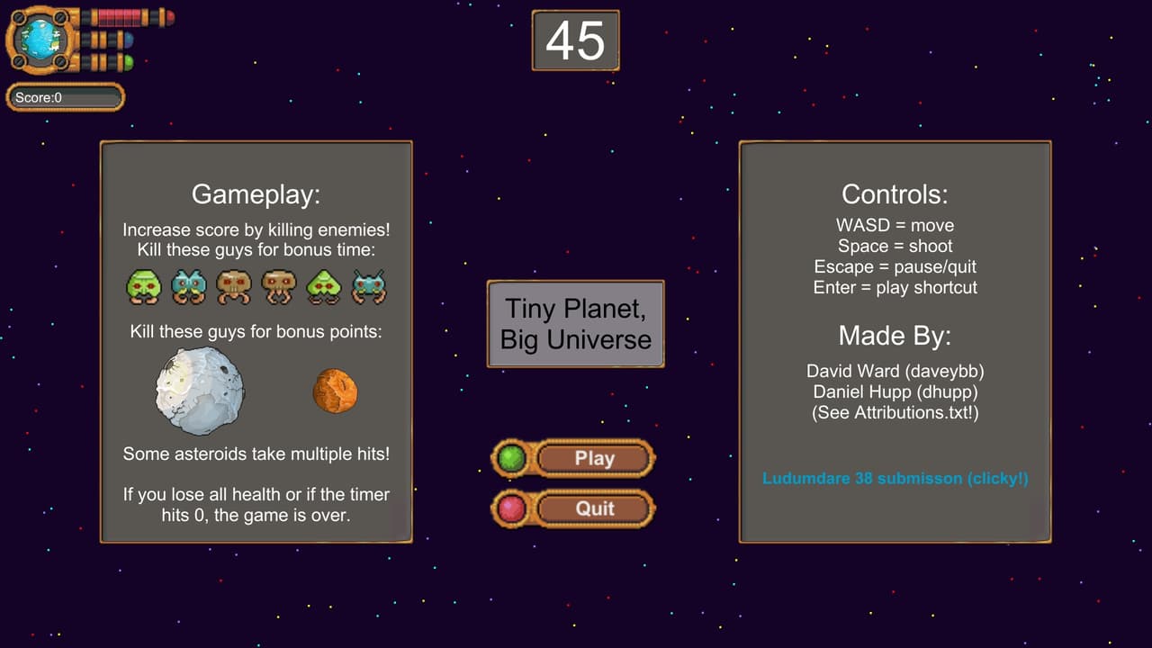 Tiny Planet, Big Universe
