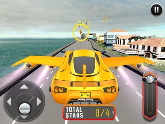 Sports Flying car Flight-Aeroplane Simulator 2017 screenshot 4