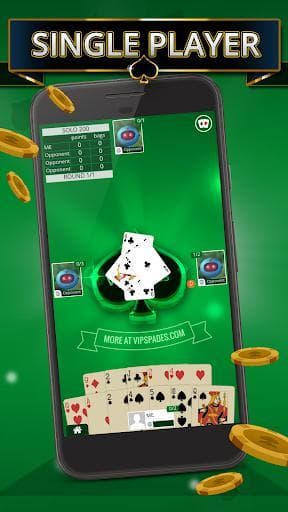 Spades Offline - Single Player screenshot 6
