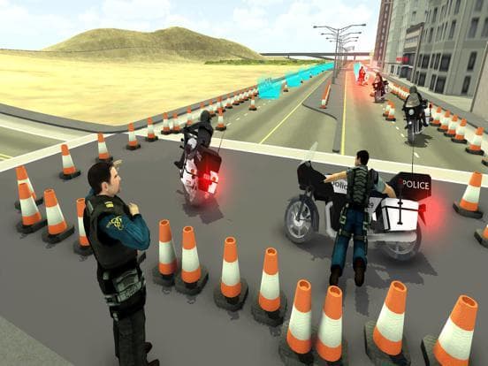 Police Motorcycle Training: 911 School Academy screenshot 5