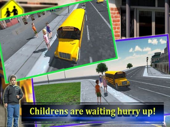 School Bus Driver 3D 2016 screenshot 4