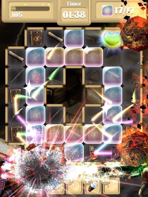 Wizard Vs Zombie - Match 3 screenshot 2