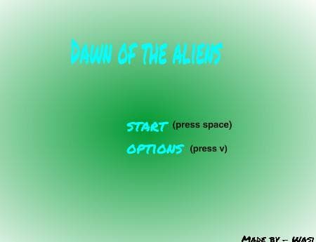 Dawn of the aliens