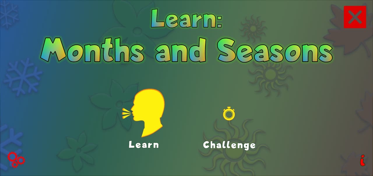 Learn: Months and Seasons screenshot 2